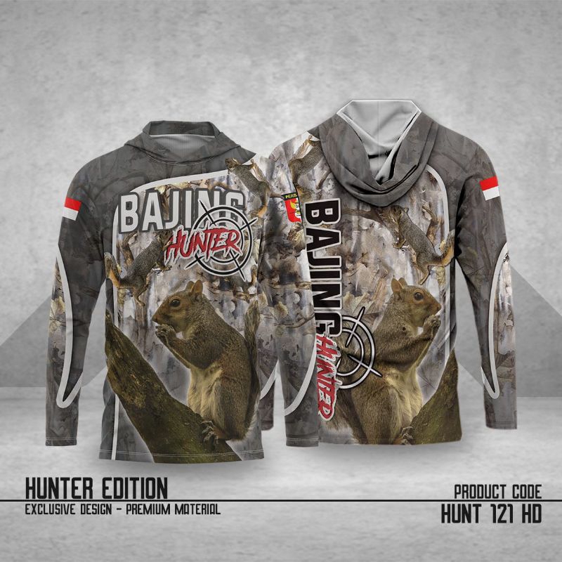 Baju Camo Hunting Berburu / Kaos Camo Berburu