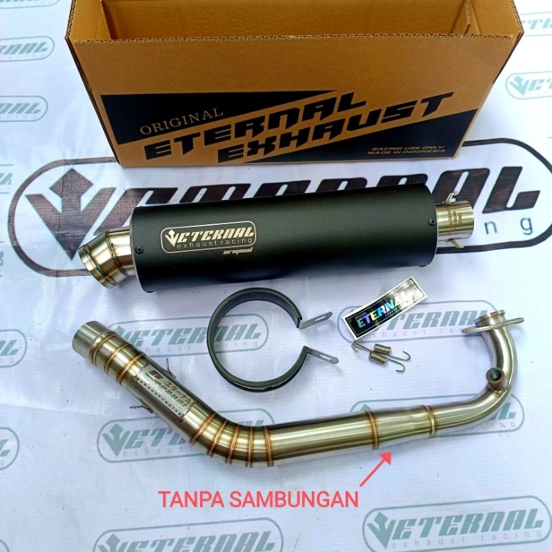 ful set knalpot Racing inlet 38/50 eternal Exhaust aerox nmax PCX vario adv beat