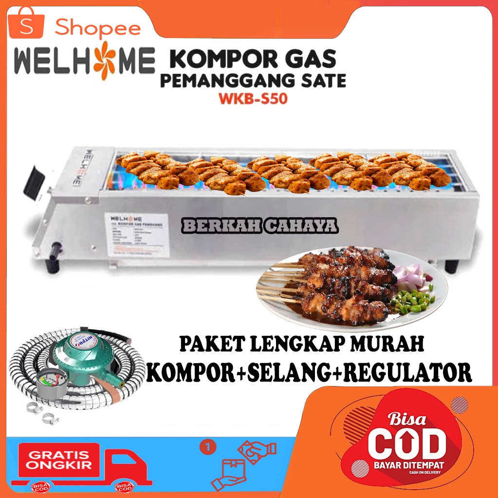 Welhome WKB-S50 Kompor Panggangan Sate Tekanan Rendah - WKB - S50