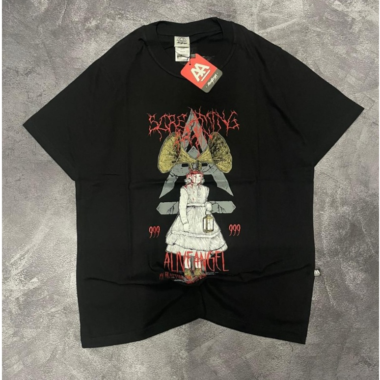 Tshirt Death Metal Grafhic Streetwear Original Baju Distro Pria / Kaos Metal / Baju Metal Screaming 