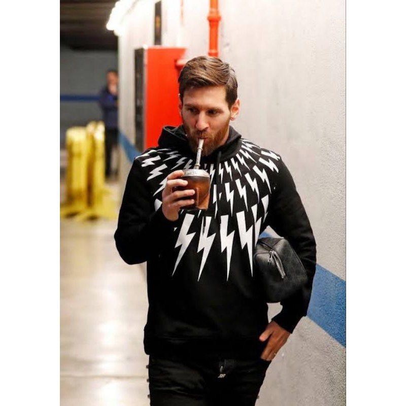 Neil Barrett Thunder Bolt Hoodie Lionel Messi