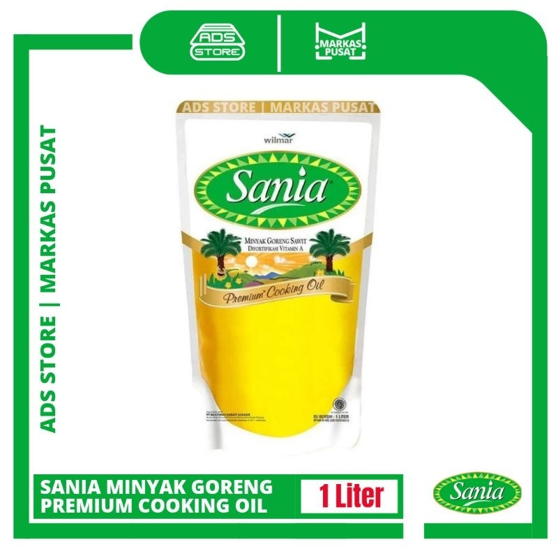 

minyak sania 1 liter kemasan pouch minyak goreng sania 1 liter