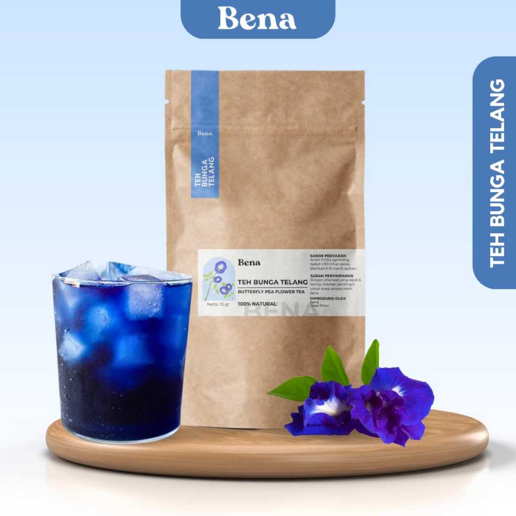 

BENA | Teh Bunga Telang - Bunga Telang Kering (Pouch)