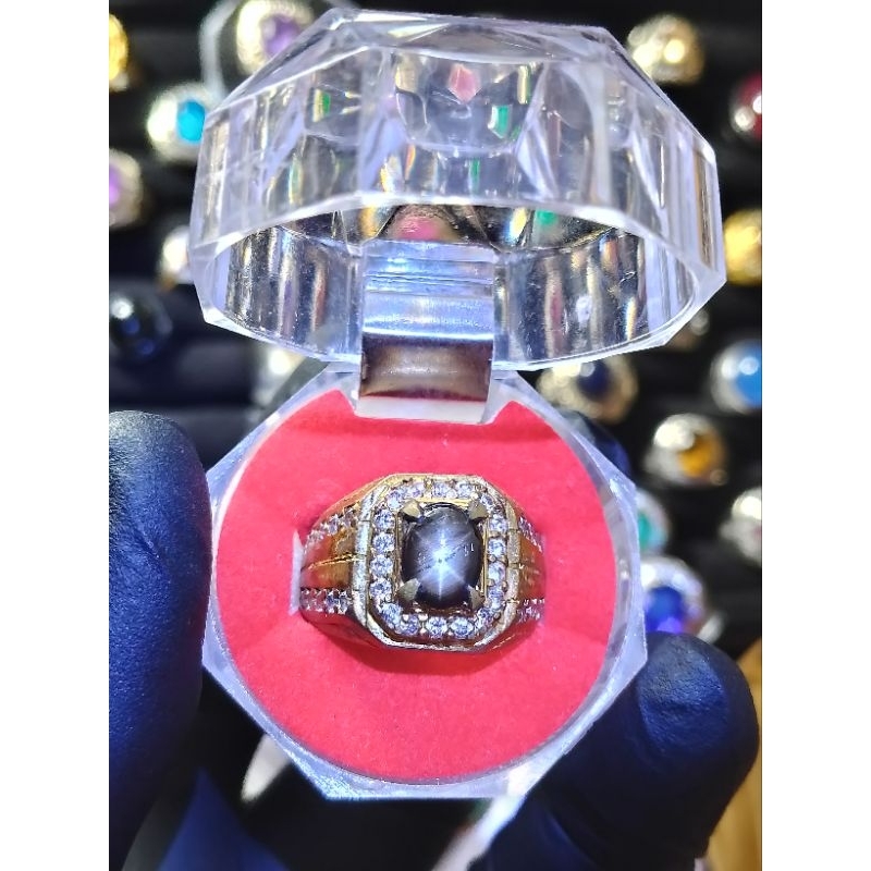 natural black safir bangsing thailand