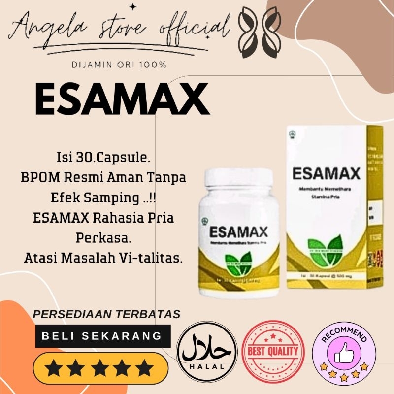 agen obat esamax asli original berkualitas bagus BPOM