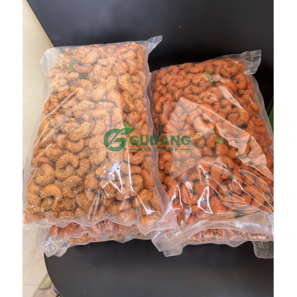 

500gr Kacang Mede Aneka Rasa Rasa 1/2 Kg Kacang Mete Mente Utuh Original Pedes Crispy Thailand Madu Wijen