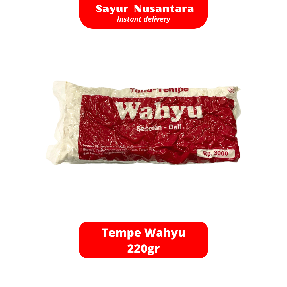 

Tempe Wahyu 220gr - Sayur Nusantara
