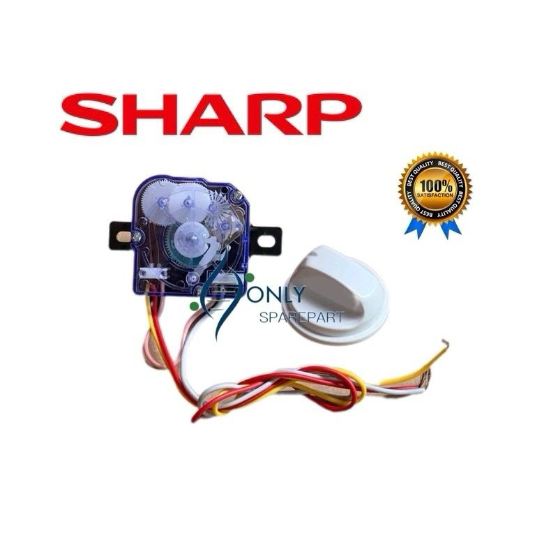 [ SHARP ES-T75MW ]Timer Wash Pencuci Mesin Cuci Sharp ES - T75MW + Knop 1 SET