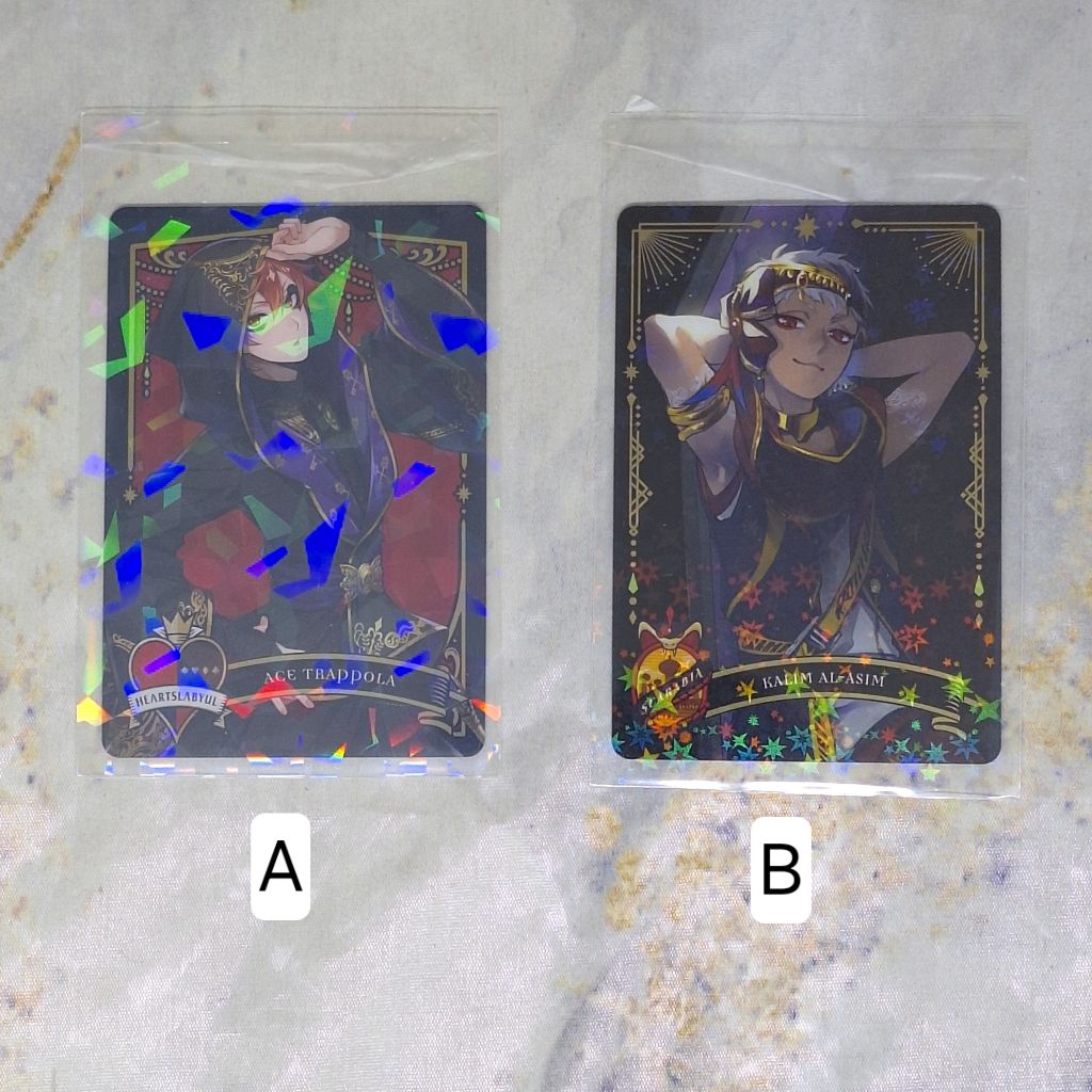 Twisted Wonderland Metal Card Hologram Kartu