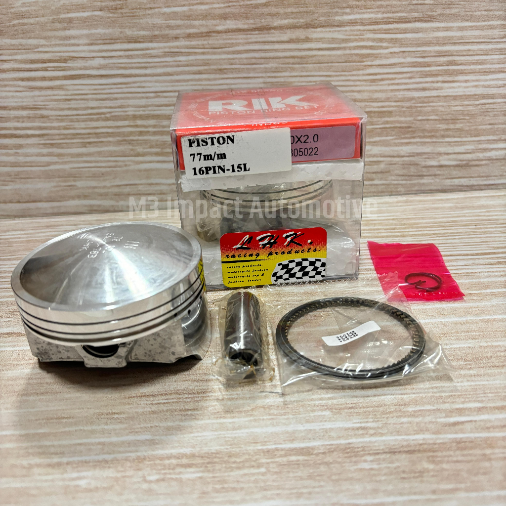 piston LHK seher kit set pen 16 pin 16 ukuran 77mm ORIGINAL LHK THAILAND BOSKUHHH.