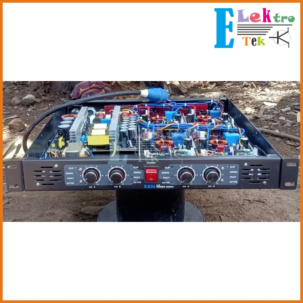 POWER AMPLIFIER RAKITAN SIAP PAKAI CLASS D 4 channel 1U 4X800W REAL MURNI  HIGH POWER
