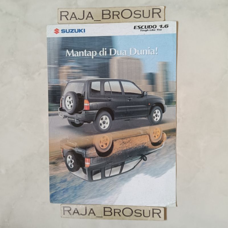 Poster brosur katalog flyer jadul lawas Suzuki Escudo 1.6 2004