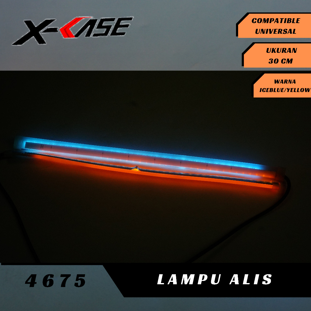 Lampu Alis X-CASE Drl Lampu Led Drl Alis 30cm Mobil Motor Sein Daytime Running Light Lampu Alis Led 