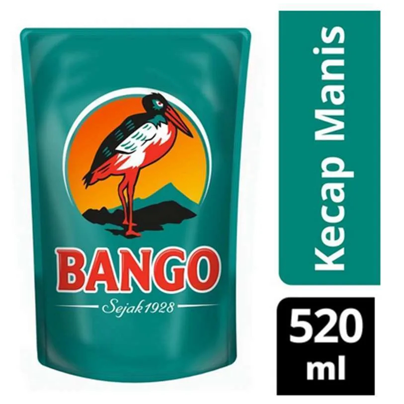 

Kecap Manis Bango Saus Kecap 520ml Standing Pouch