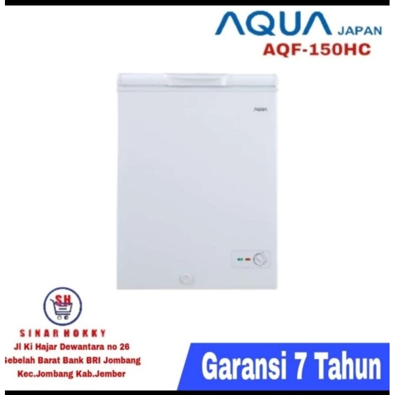 FREEZER BOX AQUA /CHEST FREEZER AQF 150 HC 150 Liter BERGARANSI RESMI