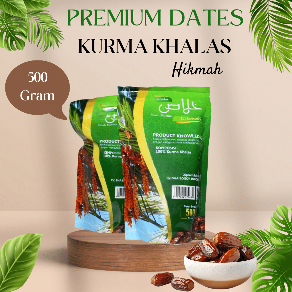 

Kurma Hikmah Khalas 500 Gram