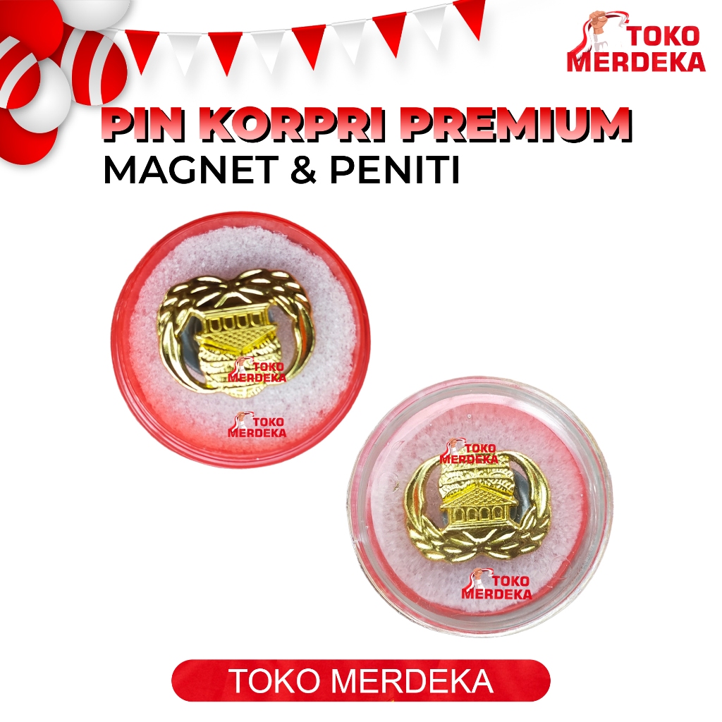 Pin Korpri PNS Magnet Kuning