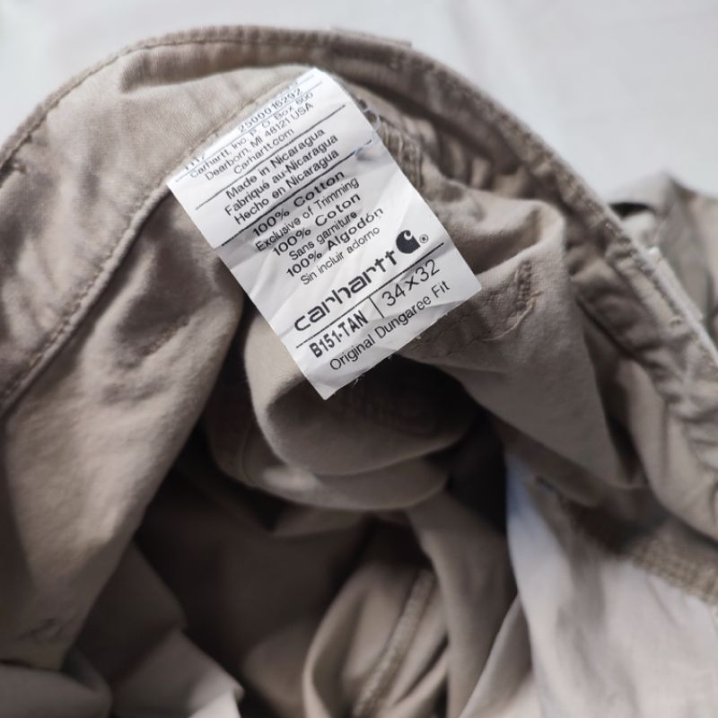 CELANA CARHARTT CARPENTER SECOND