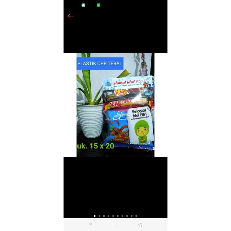 

plastik amplop Snack lebaran set dengan amplop nya (isi 10)