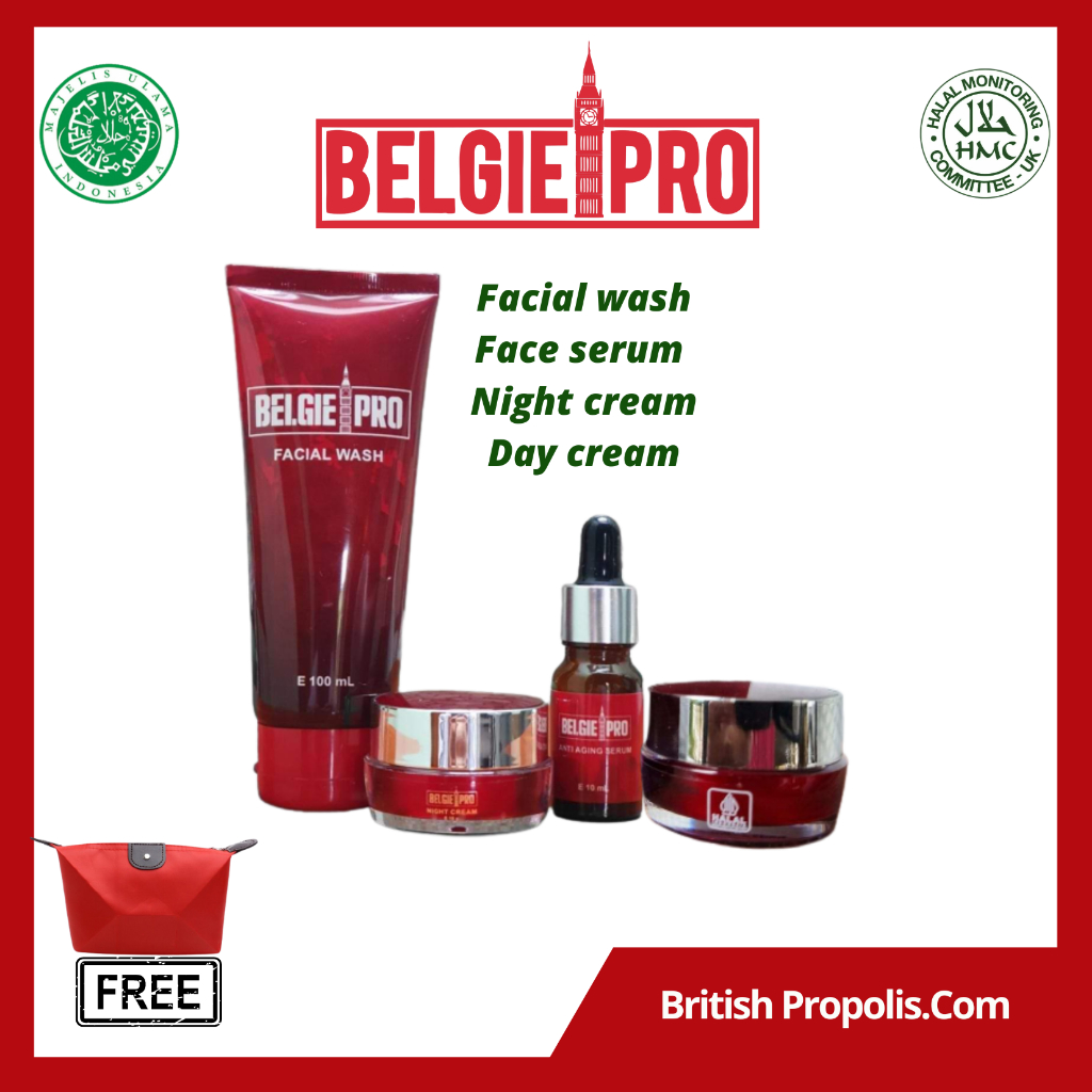 RM Belgie Pro Paket Komplite Belgie Wash Belgie Serum Belgie Night Cream & Day Cream