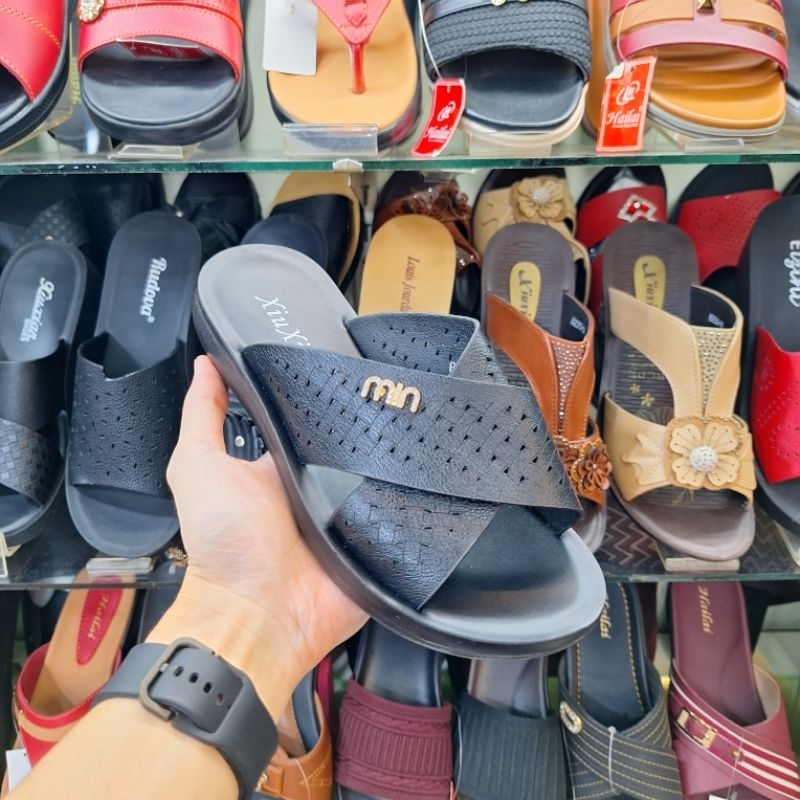SANDAL WANITA IMPORT XIUXIAN SANDAL WEDGES XIU XIAN
