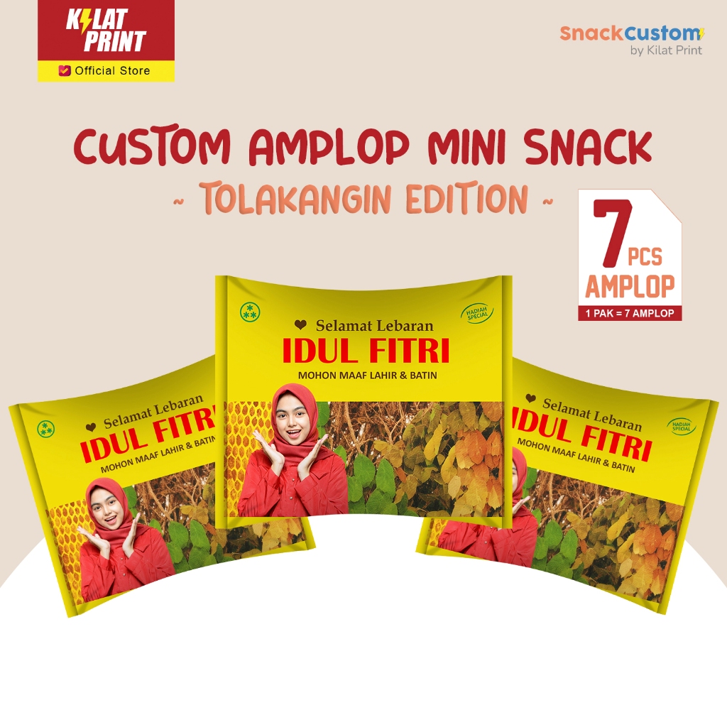 

Custom Amplop Snack Mini Lebaran Angpao THR Ala Tolakangin