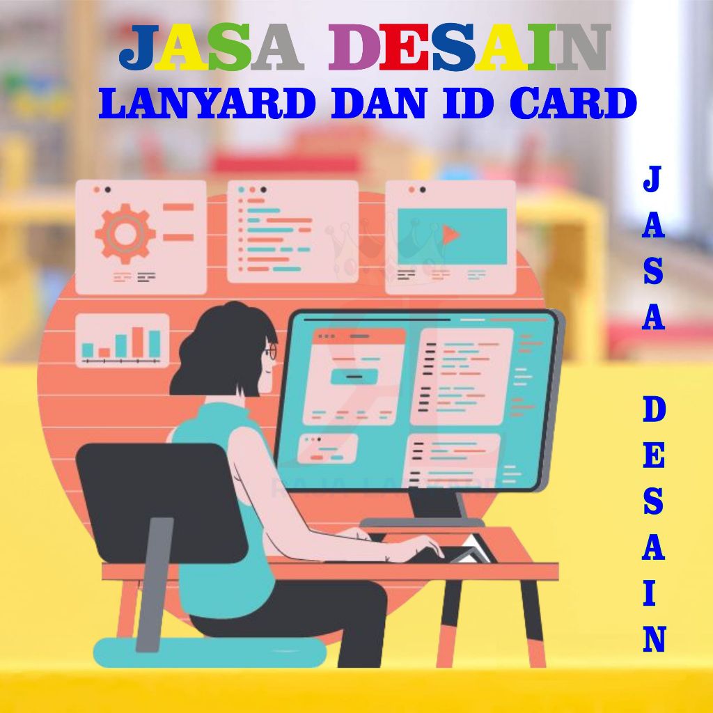 

JASA DESAIN TALI LANYARD,DESAIN KARTU ID CARD,JASA INPUT DATA, JASA INPUT BARCODE