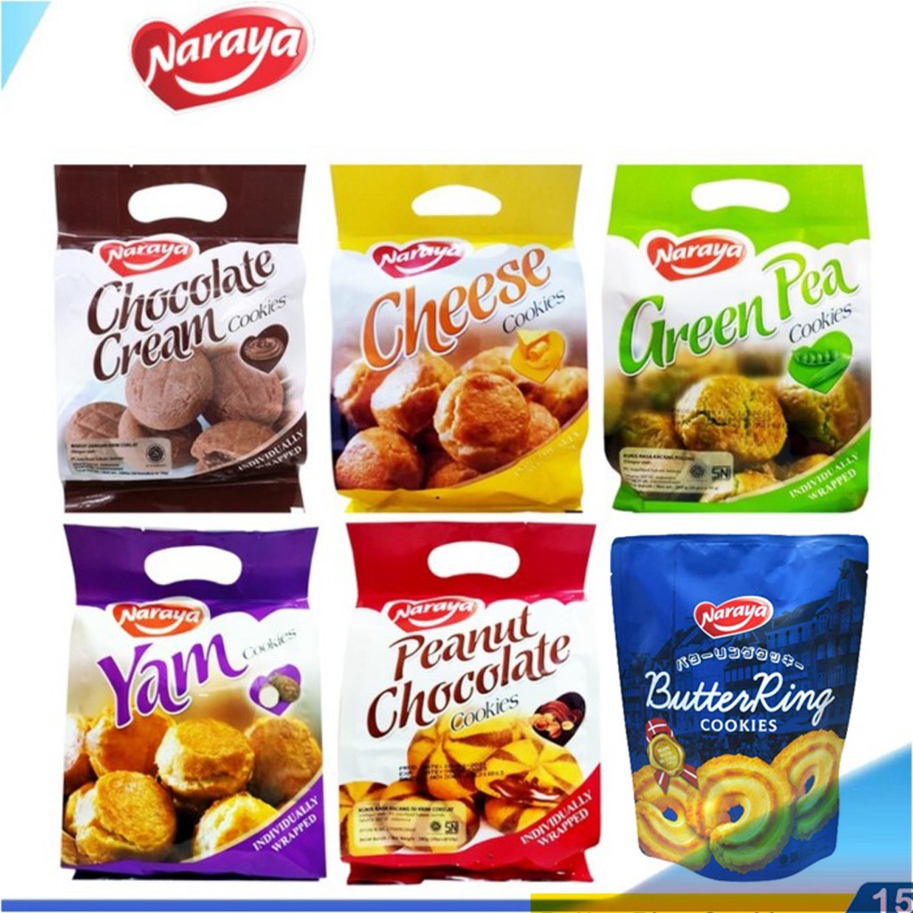 

Jajan Snack Import Ecer Naraya Cookies Snack Malaysia PER PCS