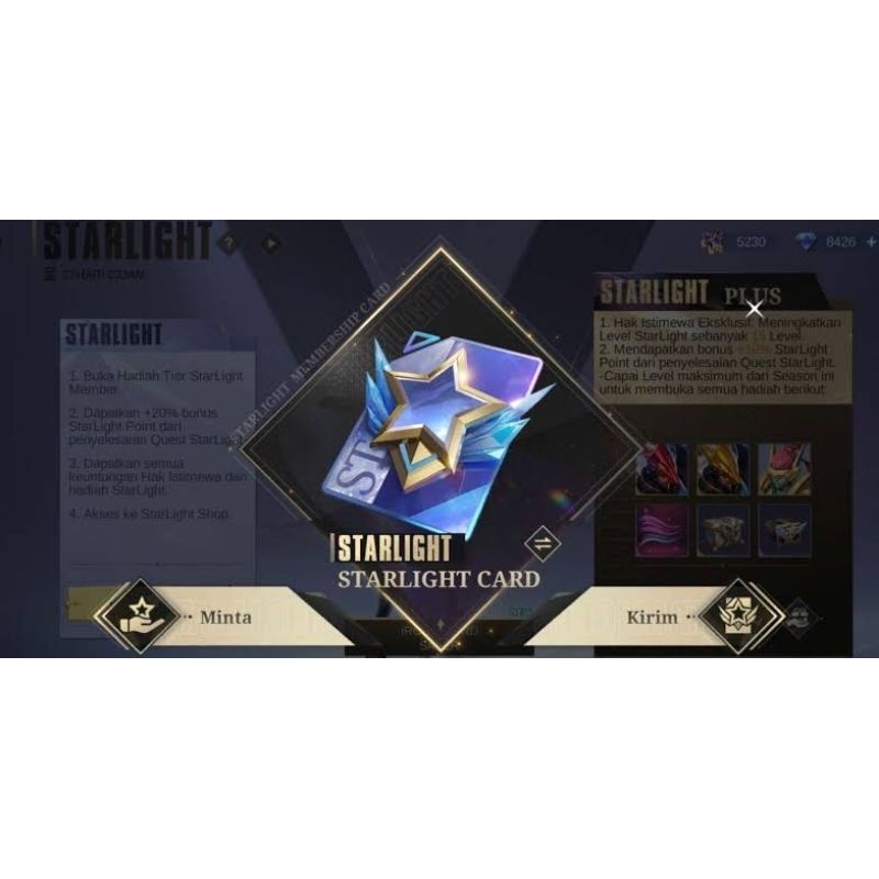 STARLIGHT MEMBER card ML(pre order)