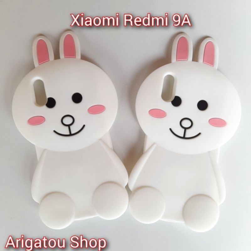Xiaomi Redmi 9A Case Softcase Boneka 3D Karakter Kelinci Rabbit