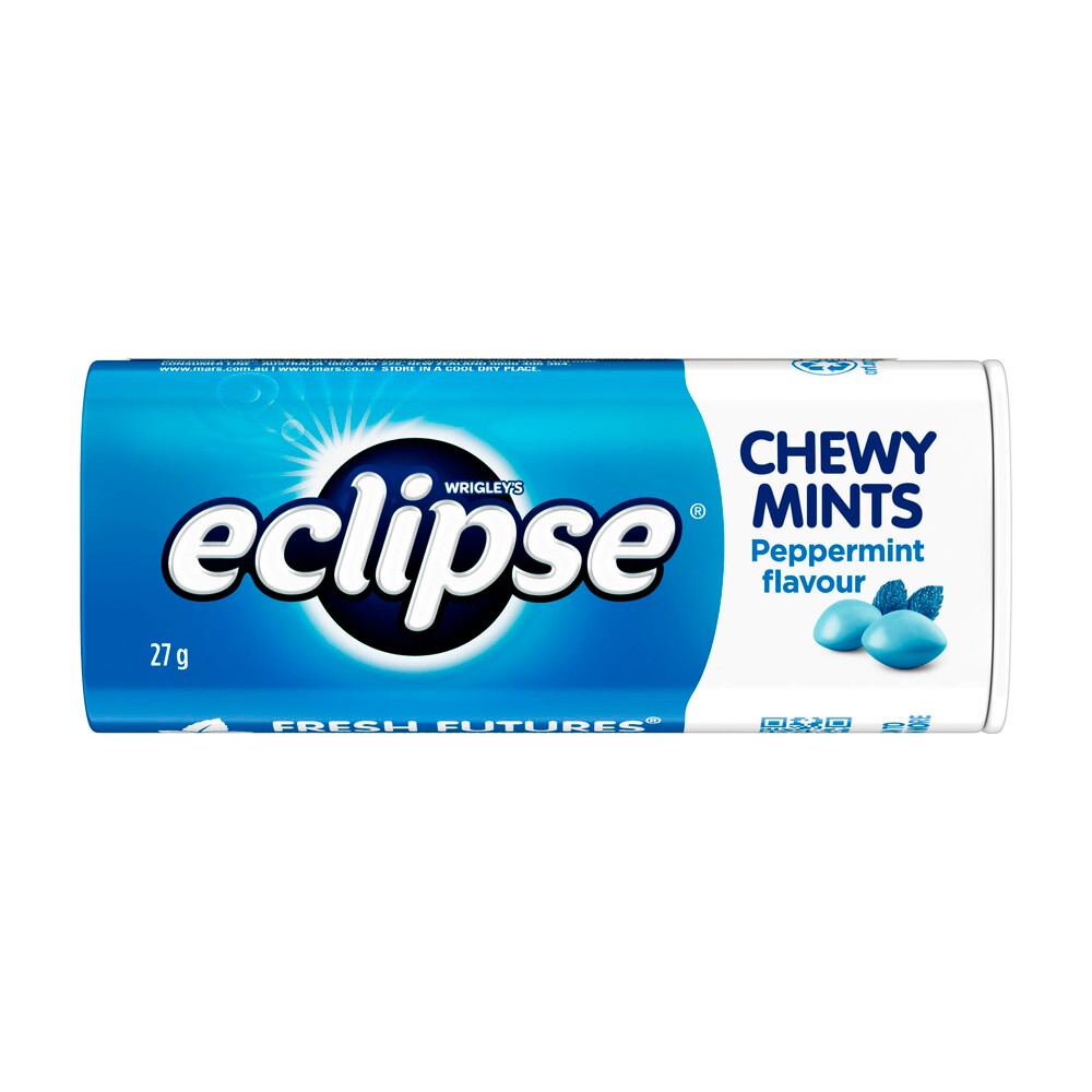 

Eclipse Peppermint Chewy Mints Tin | 27g Australia