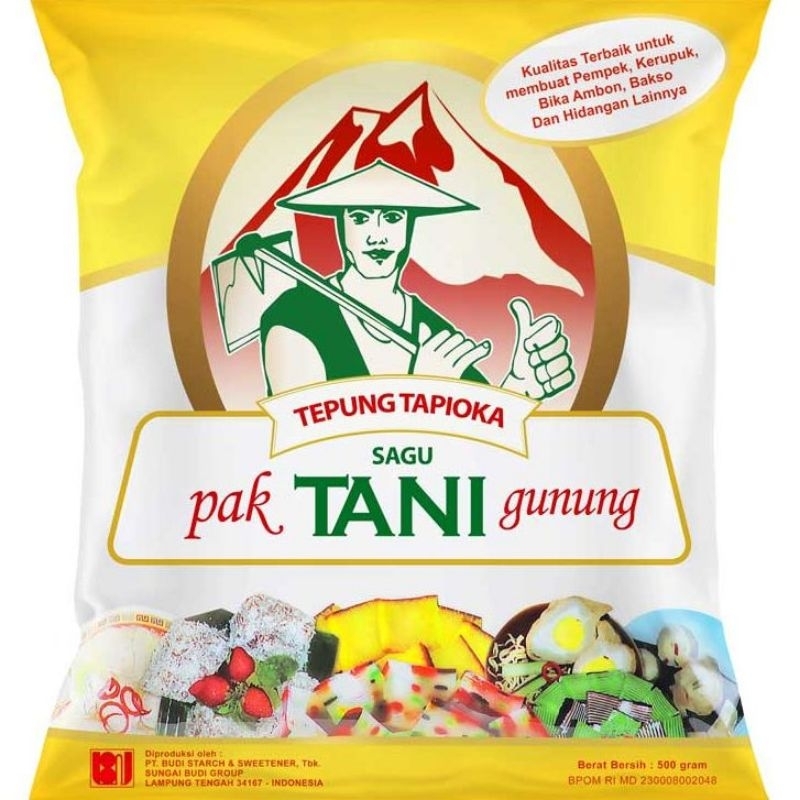 

Tepung Tapioka / Sagu Pak Tani Gunung 500gram - 1000 gram