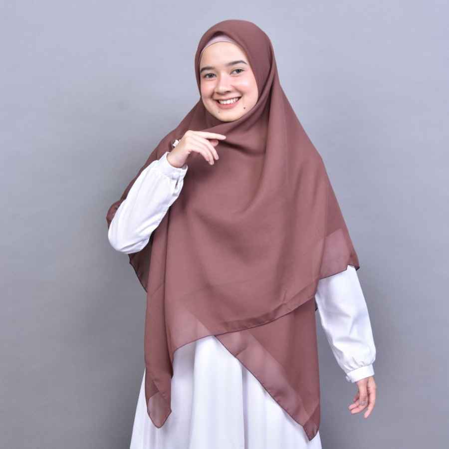 Jilbab Syar'i Segiempat Wolfis Premium / Hijab Syari Jumbo 150x150