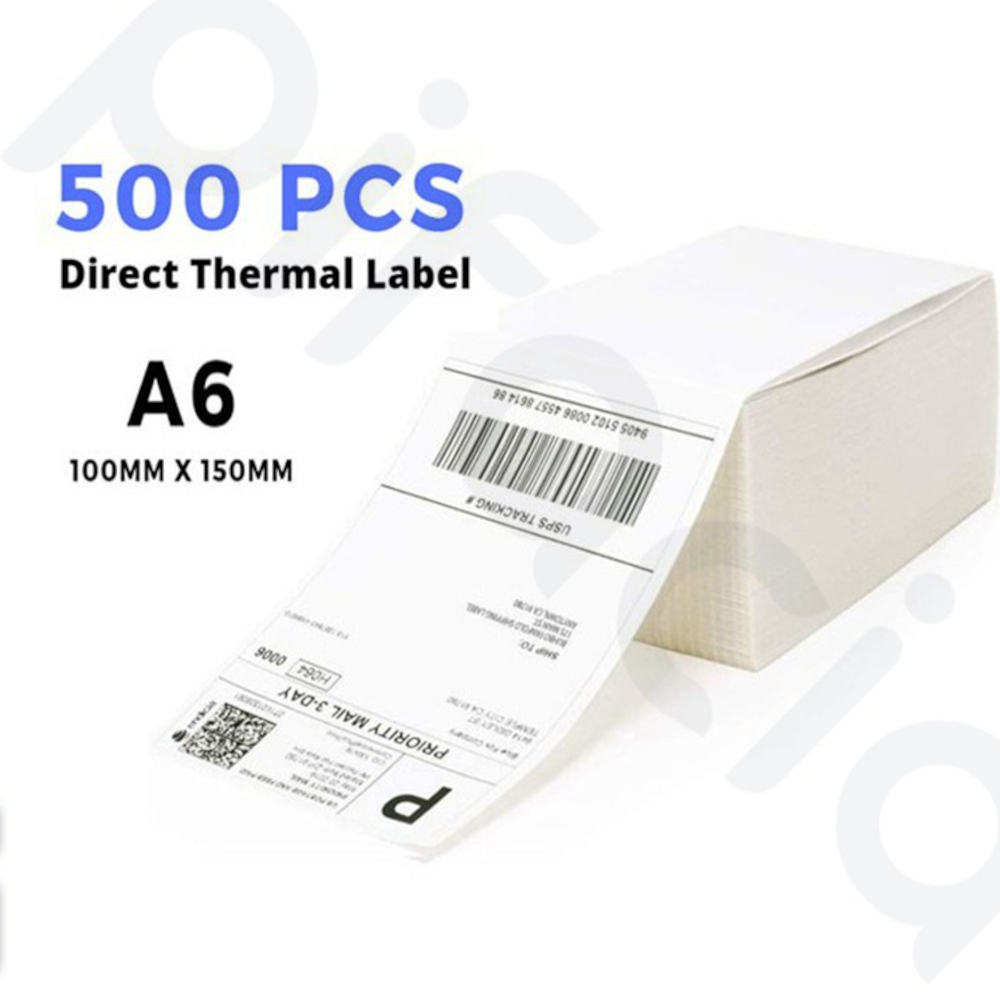 

PrimePrint LabelPro: Kertas Stiker Thermal Berkualitas dengan Resi Pengiriman Barcode - Ukuran Optimal 10x15cm (100 x 150 mm) A6