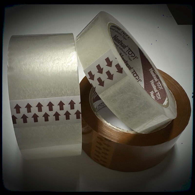 

Packing Tape merek NASHUA TAPE spesifikasi 48 mm X 90 Yard X 45 Micron warna Bening dan Coklat