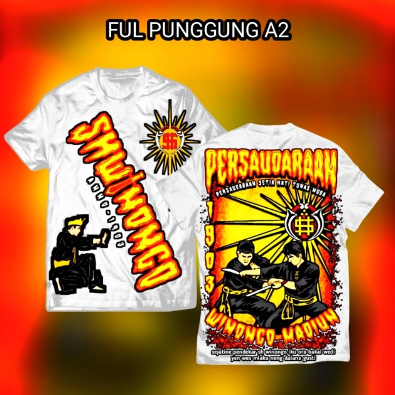 kaos PSHW winongo distro disain terbaru pshw winongo ful punggung A2