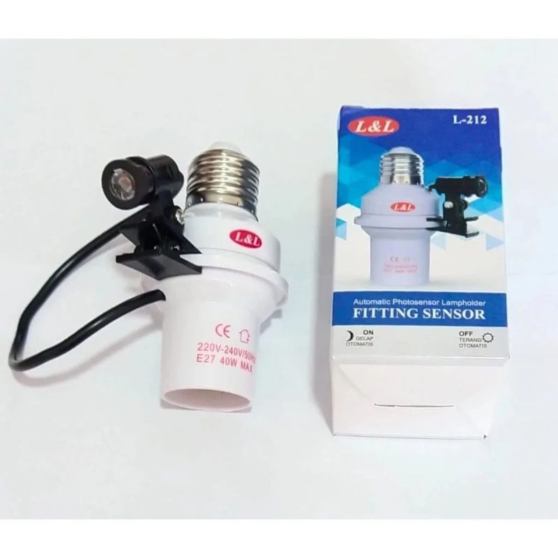Fitting Sensor Lampu / Sensor Lampu Siang Malam / Sensor Lampu Otomatis Siang Malam