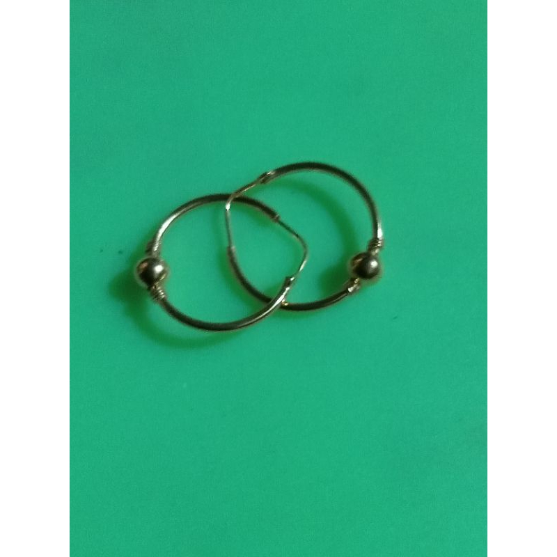 Anting ng anak emas asli berat 0.5grm 420