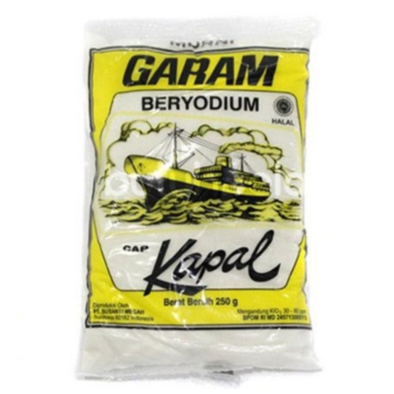 

Garam Kapal Ori 250gr /500gr Termurah