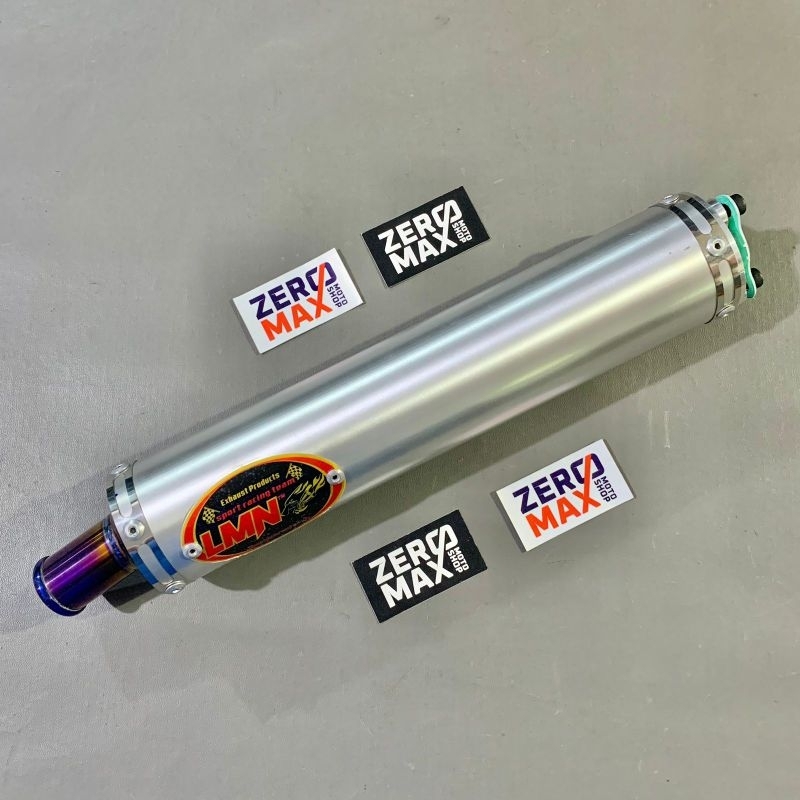 Silencer Knalpot LMN Original Thailand Aluminium 2 Tak 2Tak 2T Universal
