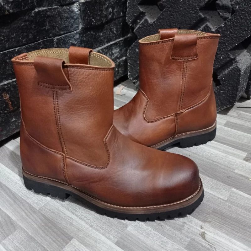 enginering boots safety steeltoe leather ll sepatu kerja engiering model pecos ll sepatu pecos engin