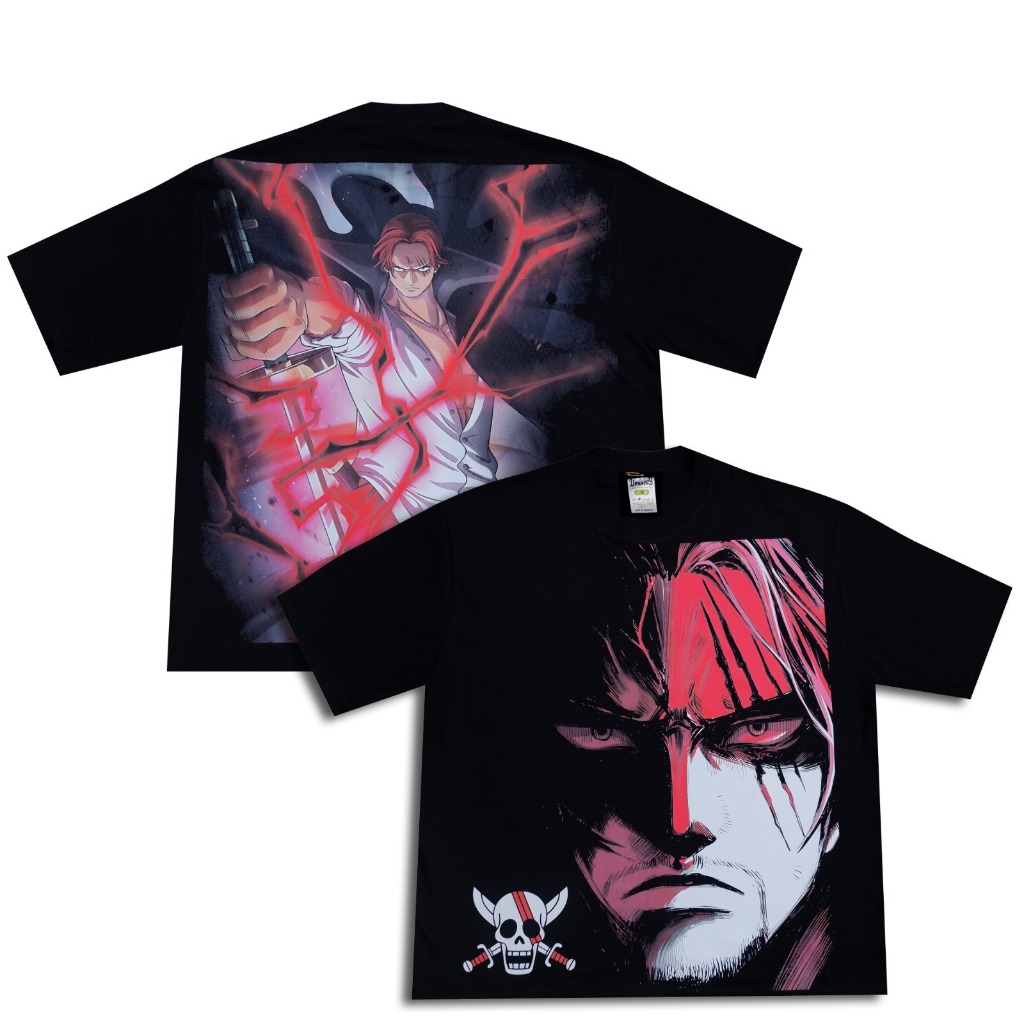 Tshirt Shanks One Piece Kaos VIntage Bootleg Oversize