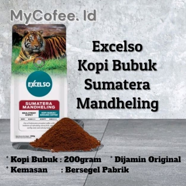 

Kopi Excelso Sumatera Mandheling Bubuk 200g