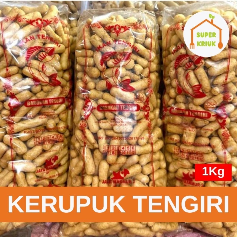 

Kerupuk Ikan Tengiri Asli Kemasan 1Kg