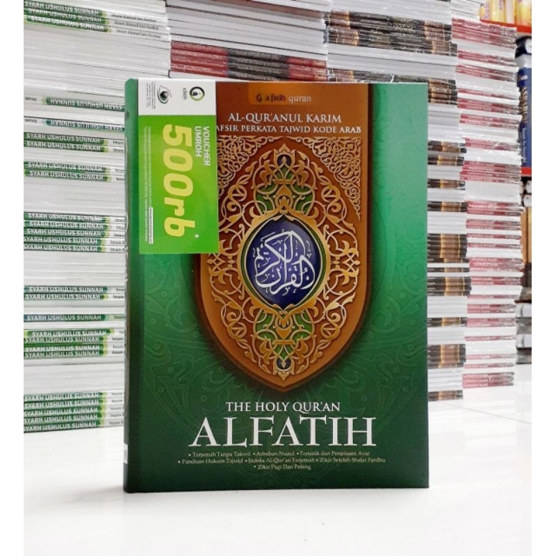 

AL QUR'AN TAFSIR PER KATA TAJWID KODE ARAB ALFATIH A4