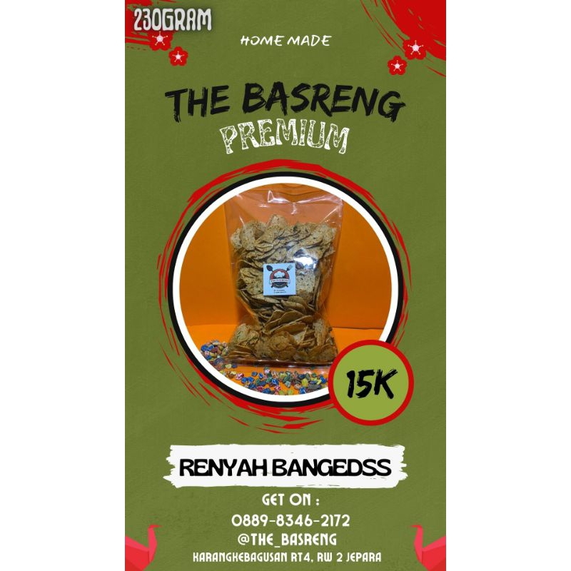 

BASRENG PREMIUM renyah dan empuk