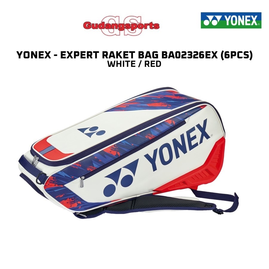 NEW 2024  Tas Badminton Yonex Expert Bag BA02326EX BA 02326 White Red