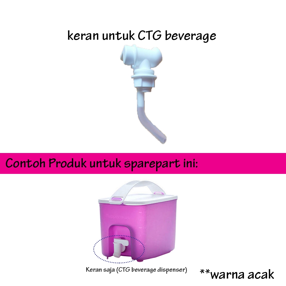 PROMO Tupperware  Keran Kran Click to go dispenser