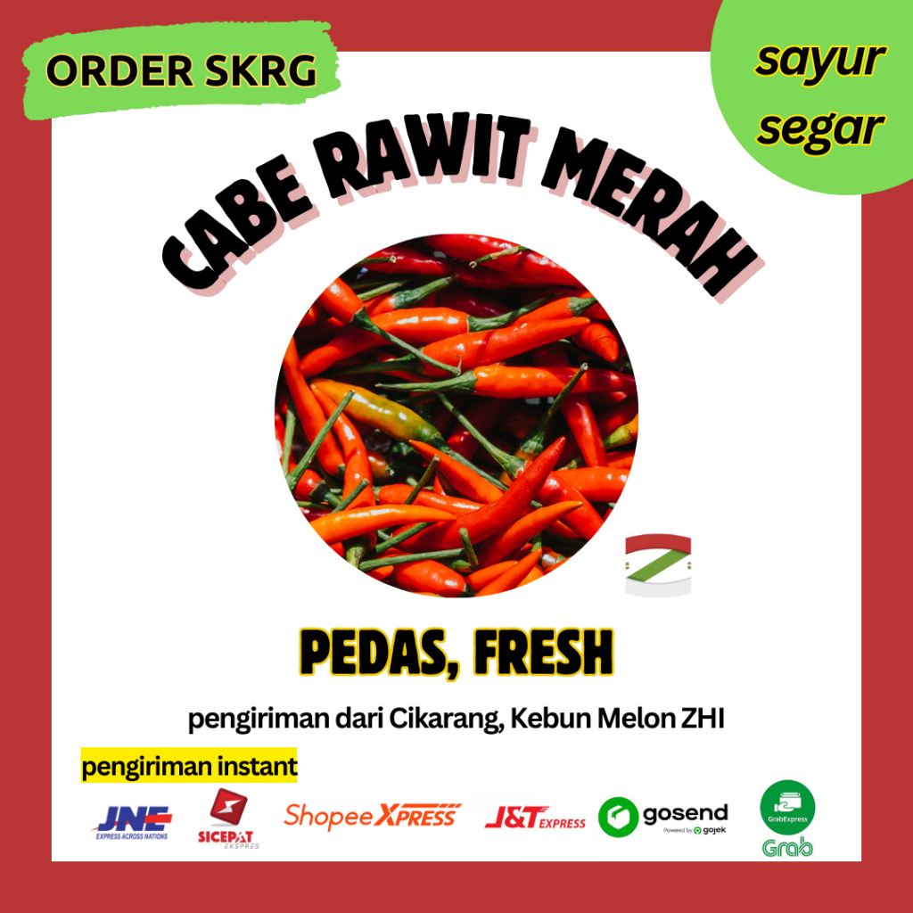 

CABAI RAWIT MERAH SETAN segar cabe fresh murah