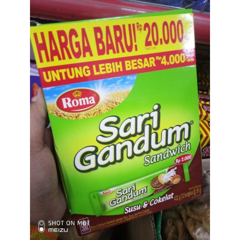 

MAMEI - Roma Sari Gandum (1 ktk = 12 pcs)